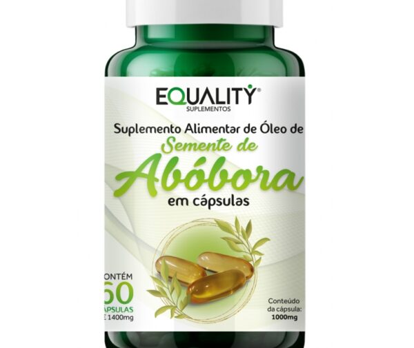 Óleo de Semente de Abóbora  1400 mg - 60 cápsulas Softgel