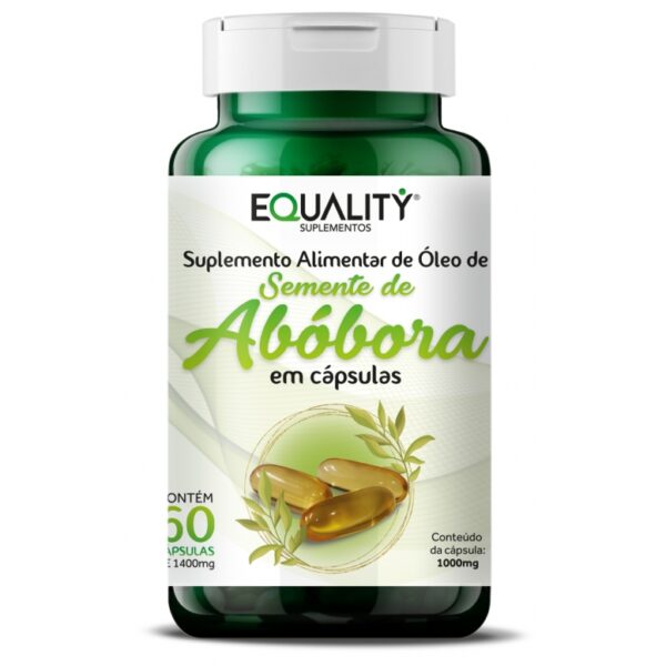 Óleo de Semente de Abóbora  1400 mg - 60 cápsulas Softgel